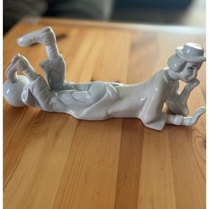 Porcelain clown figure lladro?